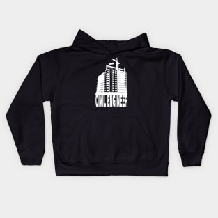 civil engineer, civil engineering with building design Kids Hoodie